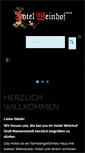 Mobile Screenshot of hotelweinhof.de